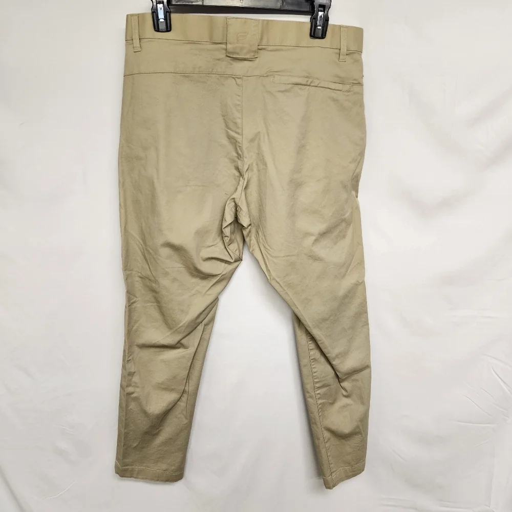Fabletics Pants Mens 32 x 26 Chino Tan Straight Leg Business Golf